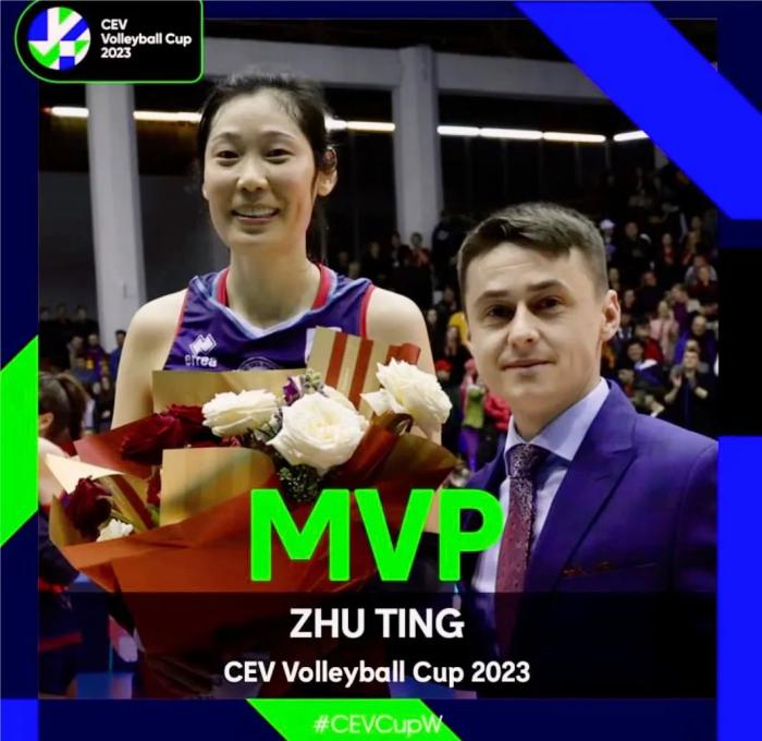 两回合合计43分率队问鼎女排欧联杯 朱婷伤愈后